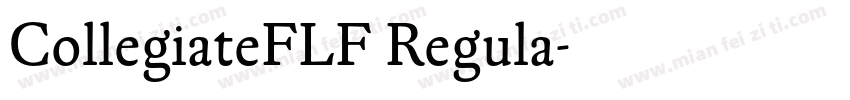 CollegiateFLF Regula字体转换